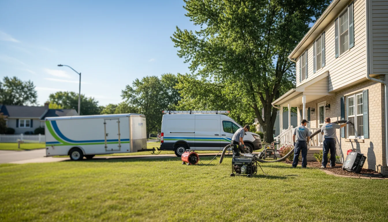 Flooded Basement Restoration And Cleanup With Repair in Neponset, IL near me